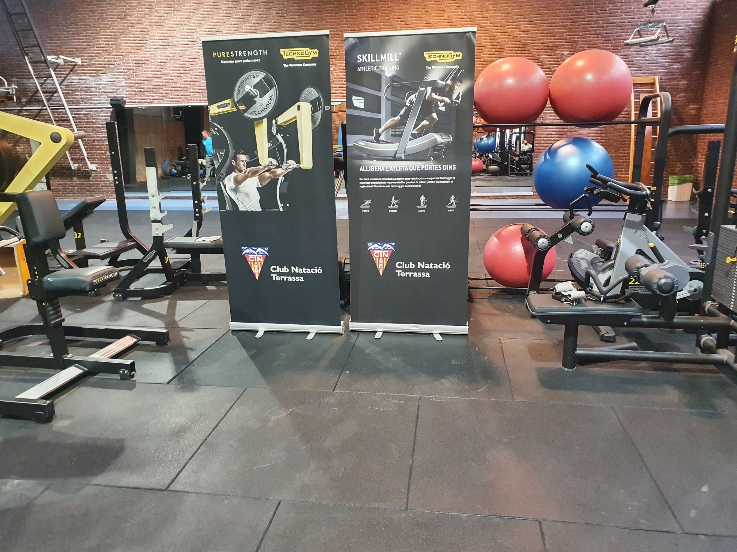 revestimiento de caucho para gimnasio