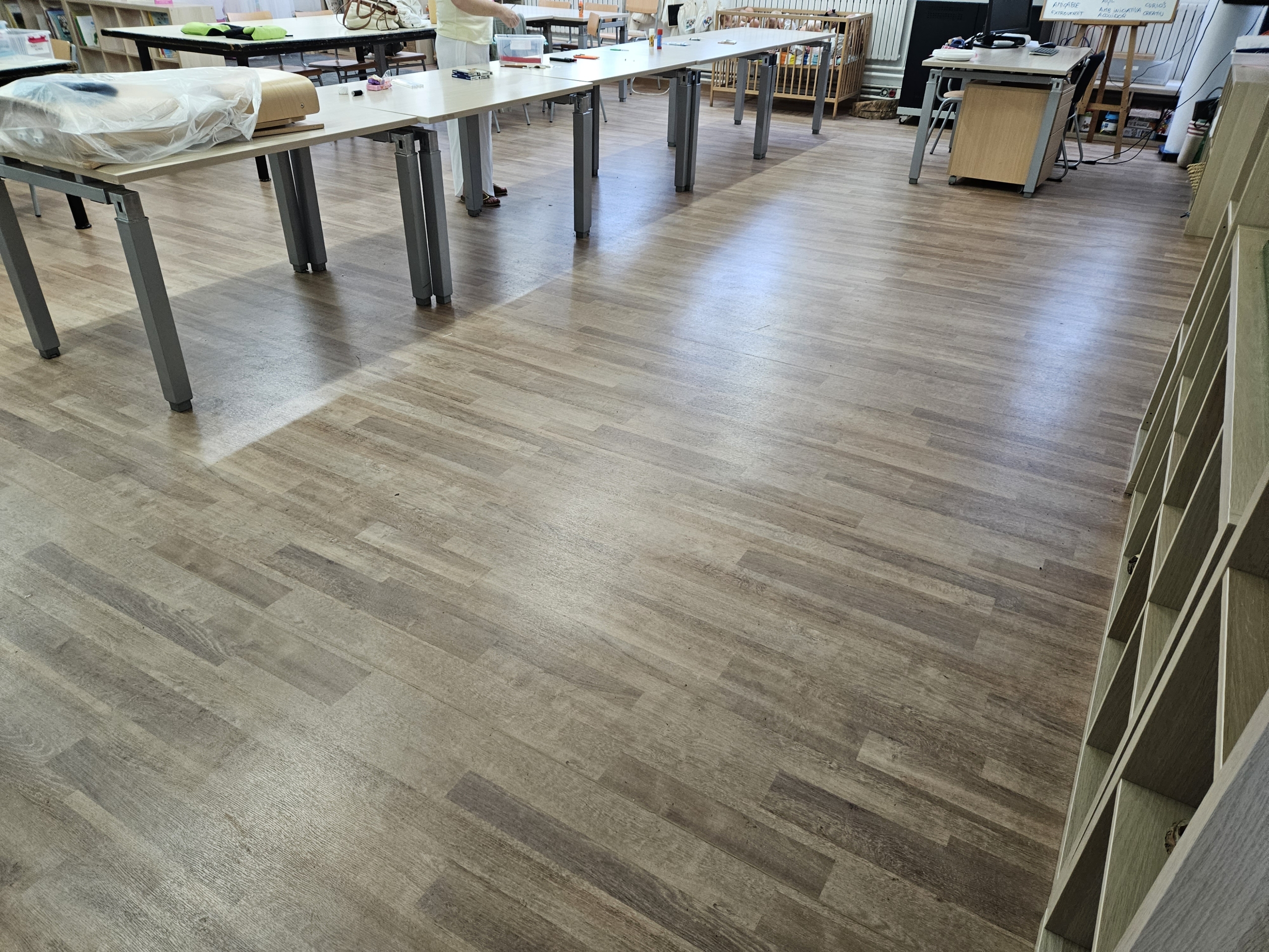 suelo compacto en rollo de PVC
