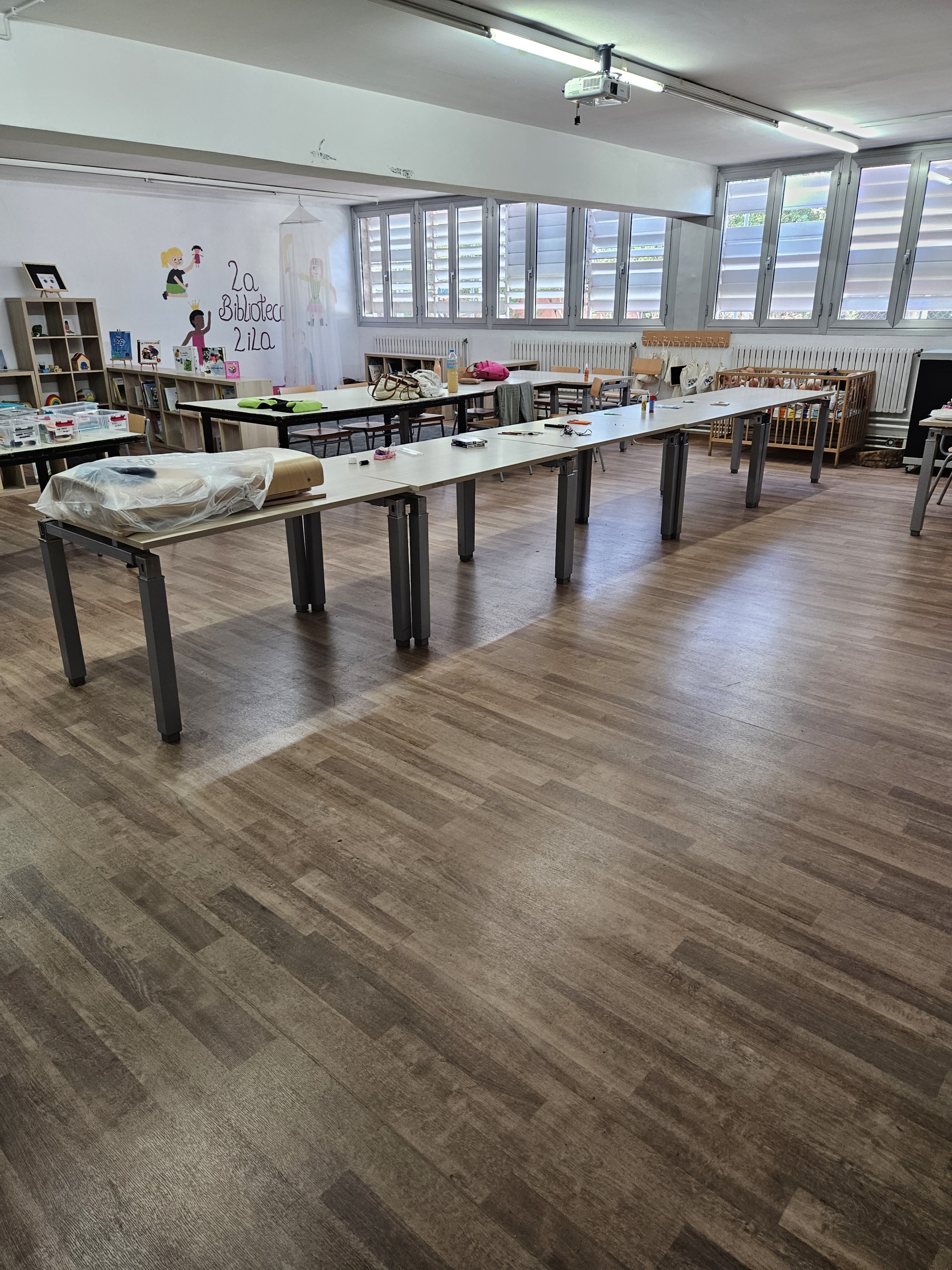 suelo de PVC en centros educativos