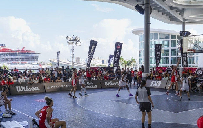 floor for playing basketball