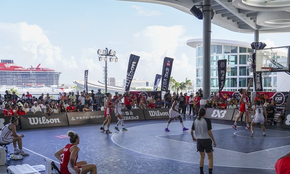 floor for playing basketball