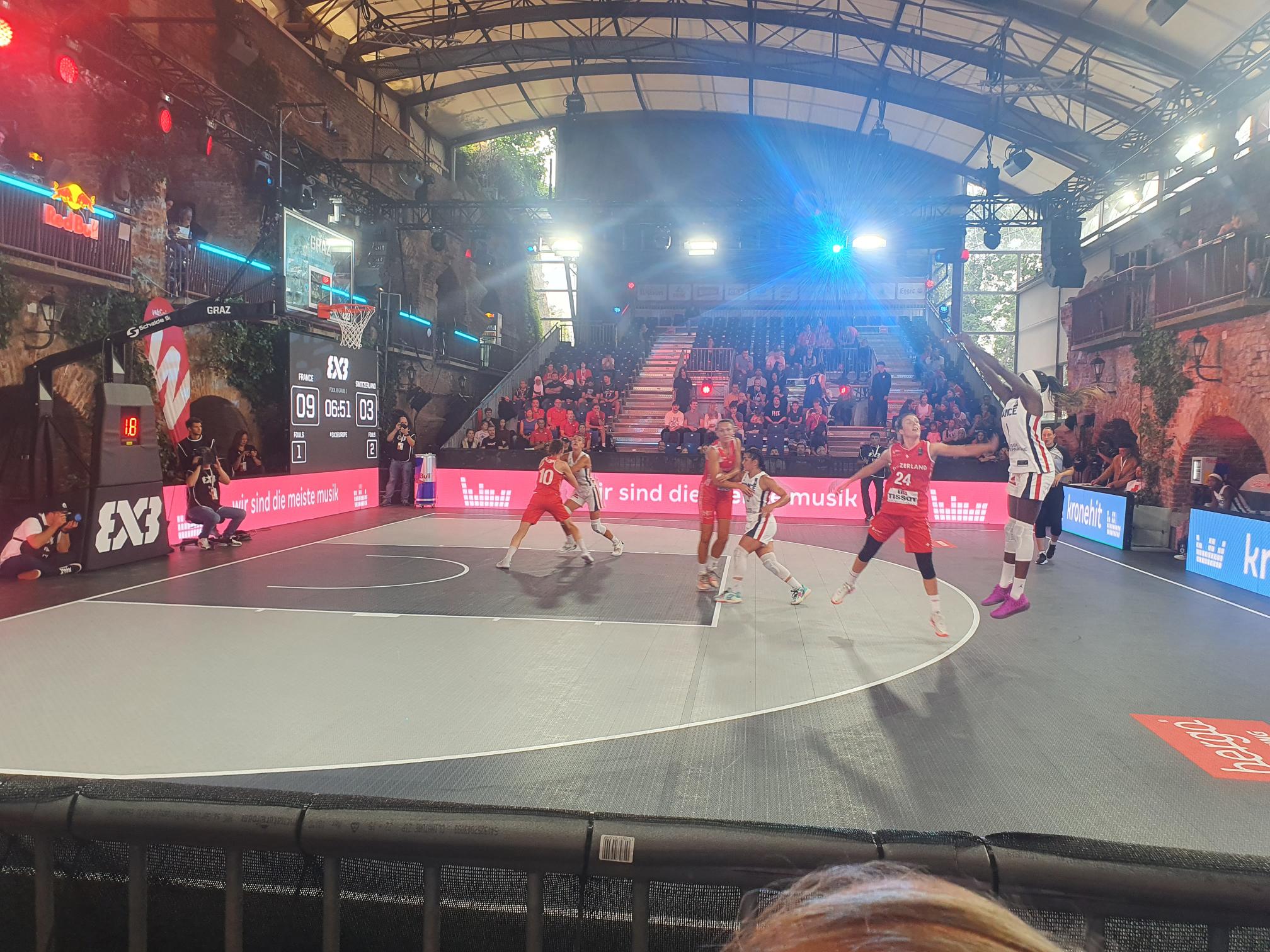 3×3 baloncesto suelo modular