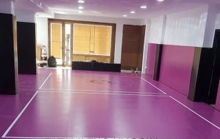 Continuous pink tatami for martial arts, MMA, Jiu-Jitsu