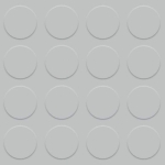 Gray rubber tiles with circles