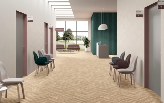 Bosco Compact vinyl flooring for reception rooms