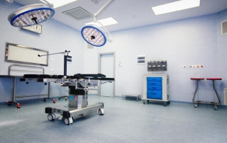 Titan SD dissipative floor covering for operating rooms
