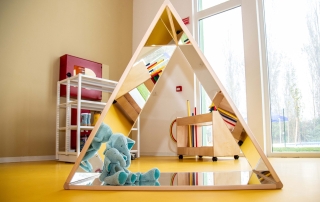 Nursery with hygienic rubber flooring Universo