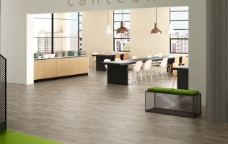 Bosco Compact PVC flooring in rolls for dining room areas