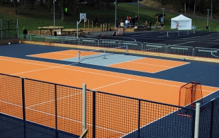 Sports and Pickleball Courts with Bergo Ultimate Flow demountable tiles
