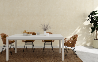 Decorative wall cladding on rigid panels