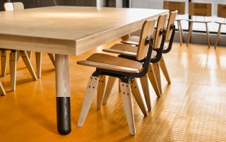 Podium rubber flooring for meeting rooms