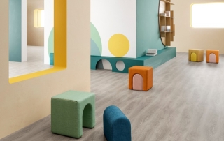 3.4mm heterogeneous flooring for kindergartens and schools Bosco Sound